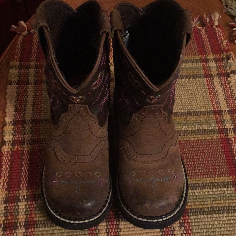 Justin Light Up Cowgirl Boots 11D